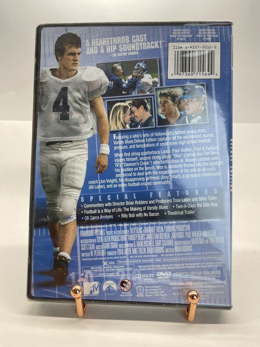 Varsity Blues Deluxe Edition DVD 1999 James Vander Beek Paul