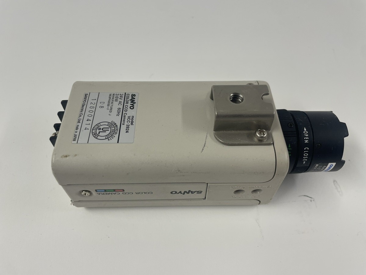 その他 SANYO P6-120MPN SANYO VCC-3924 VCC3924 24V 60Hz 3.6W Color CCD Security Camera | eBay