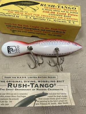 RUSH-TANGO B.A.S.S. 2000 Limited Series Collector's Edition Swimming Minnow Lure | eBay RUSH-TANGO B.A.S.S. 2000 Limited Series Collector's Edition Swimming Minnow Lure | eBay