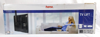 Hama 00118655 TV-De­cken­hal­te­rung, 165cm (65) Schwarz TV Halterung #KT5691M-Ü