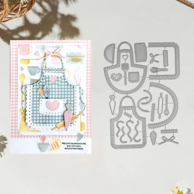 Apron Metal Cutting Dies Card Making Stencil Embossing Die Scrapbooking Crafts