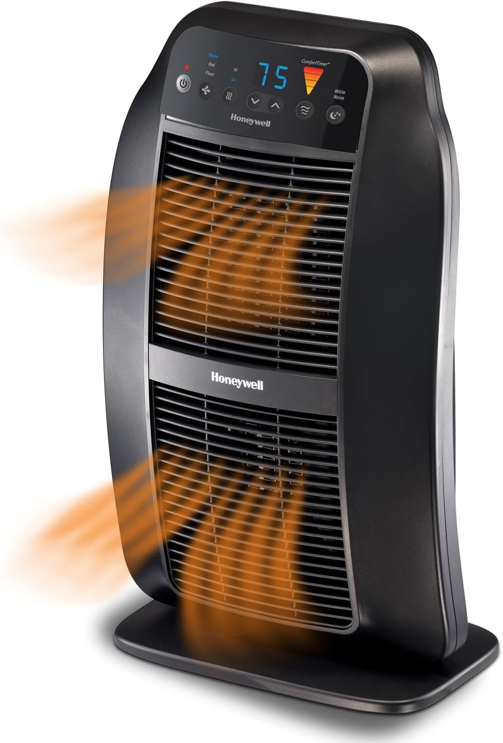 Heatgenius Ceramic Heater, Black – Easy to Use Space Heater with Multi-Direction