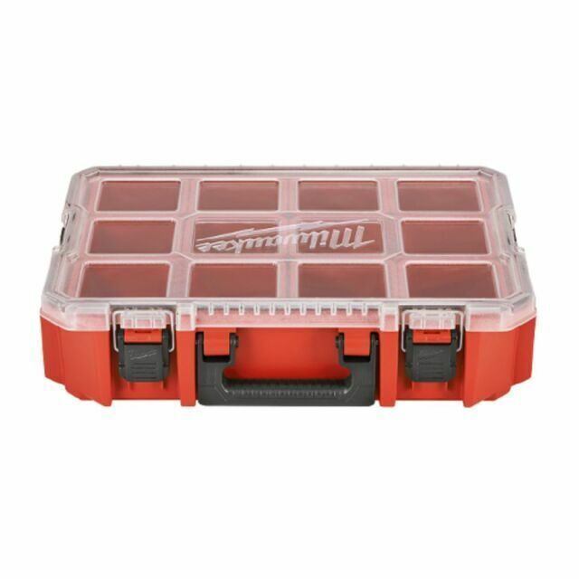 Milwaukee 225046 10-Compartment Deep Pro Organizer - Red for sale