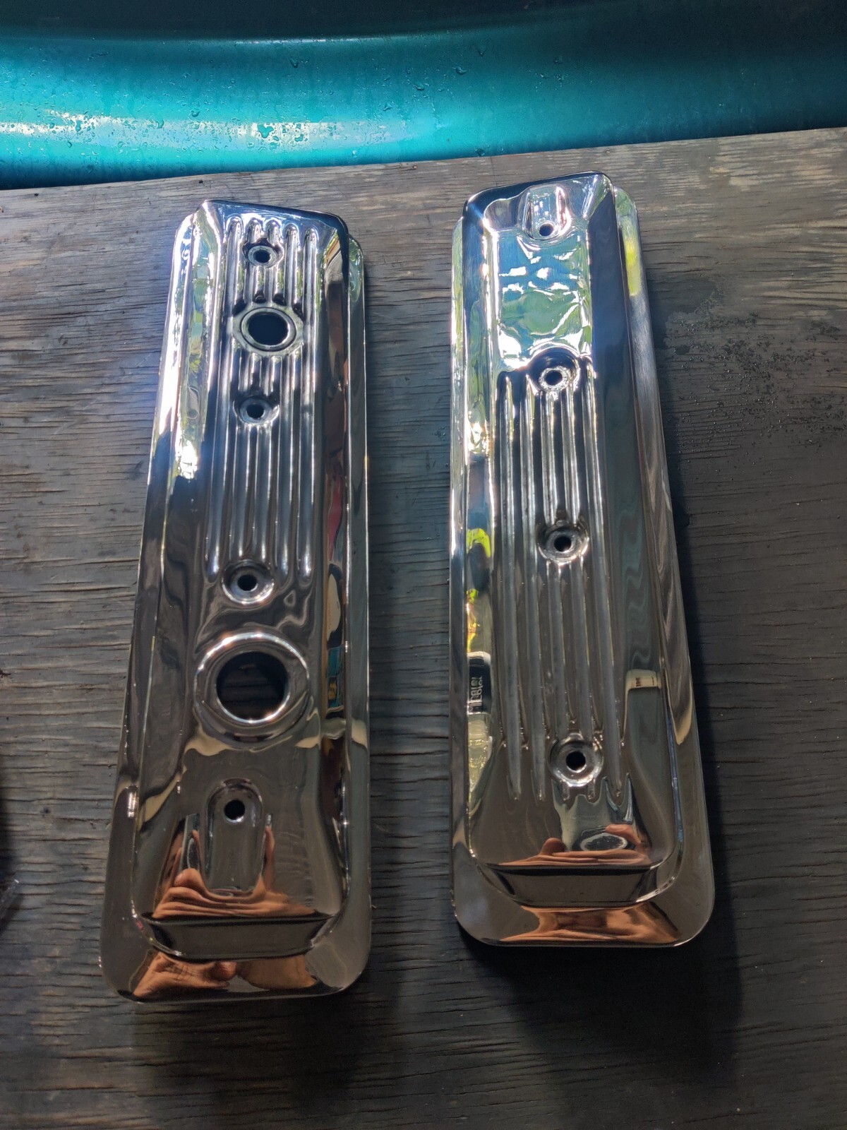 92 Corvette LT1 MAGNESIUM VALVE COVERS w BOLTS Hardware 93 GM OEM Pair