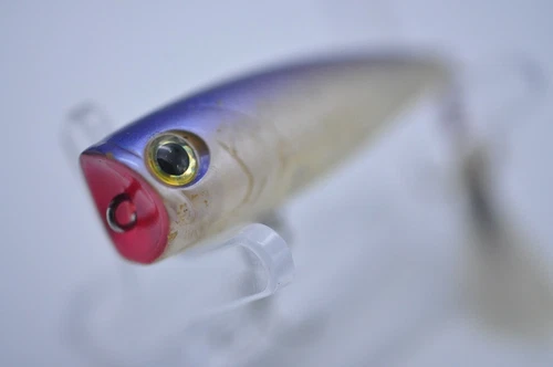 Lucky Craft Bevy Prop 48.5mm 4.2g Topwater Popper Blue Pearl Shad Very Good+