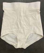 Flexees True VINTAGE Control Top Brief Panties Size 0/2 High Waist Full Back