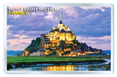 Mont Saint Michel Francia souvenir turistico 3D frigorifero magnete decorazione magnete