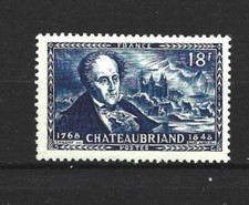 3- FRANCE - 1948 VICOMTE DE CHATEAUBRIANT  YT  816  neuf** !!!