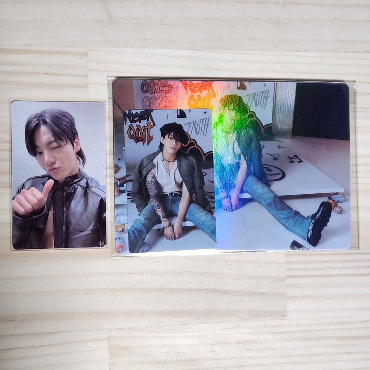 BTS Jungkook's GOLDEN m2u LUCKY DRAW + weverse POB card & photo