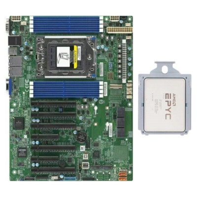 Supermicro H12SSL-i 2.0GHZ+ AMD EPYC Milan 7713 64 cores 128 threads CPU