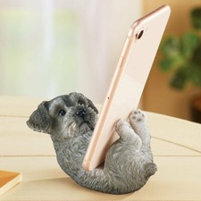 Adorable Puppy Cellphone Holder/Stand Schnauzer
