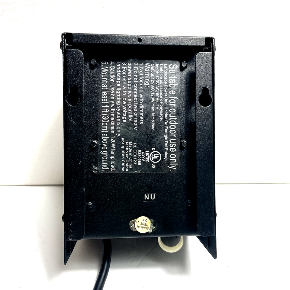 Portfolio Outdoor 120 Watt Landscape Transformer Low Voltage Dusk to