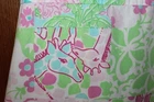 Lilly Pulitzer Kissing Giraffe Dress Sz 14 Lined patchwork Lion Pink sundress