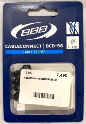 BBB BCB-98 Cableconnecter, Kabelverbinder, 4 Stück, Schwarz