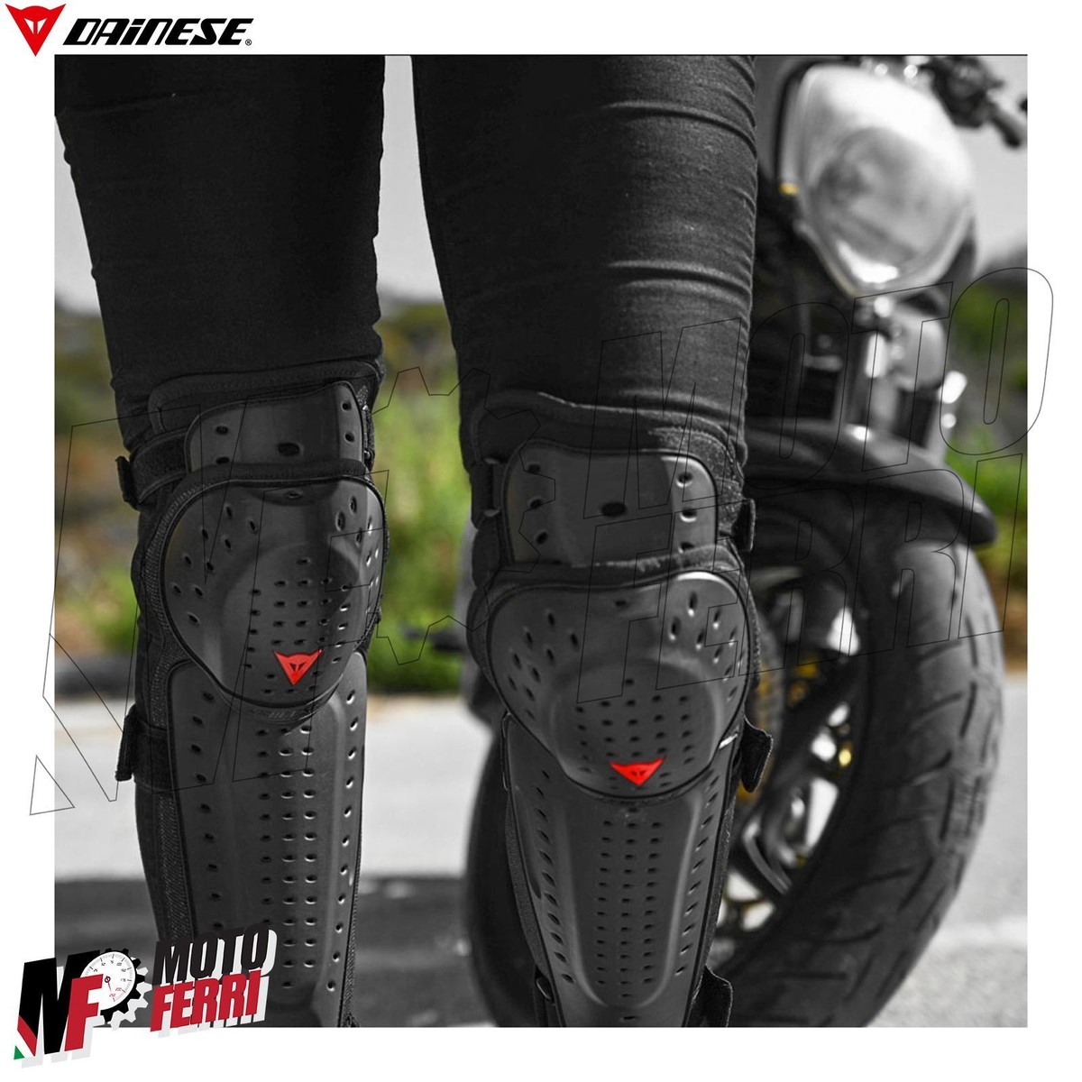 MF5965 Dainese Knee V E1 Black Adult Knee And Shin Protection | eBay