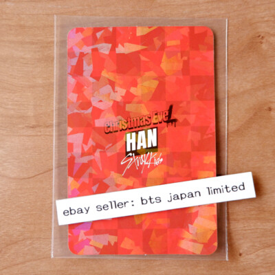 スキズ ハン han Christmas evel hottracks トレカ Stray Kids Han Christmas EveL Official Photocard CONCEPT