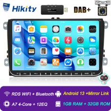 9" DAB+ Android 15 GPS NAVI Autoradio für VW Golf Passat Touran Skoda Polo EOS