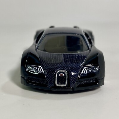 Bugatti Veyron Black Car Culture 1:64 Diecast Diorama Model Car