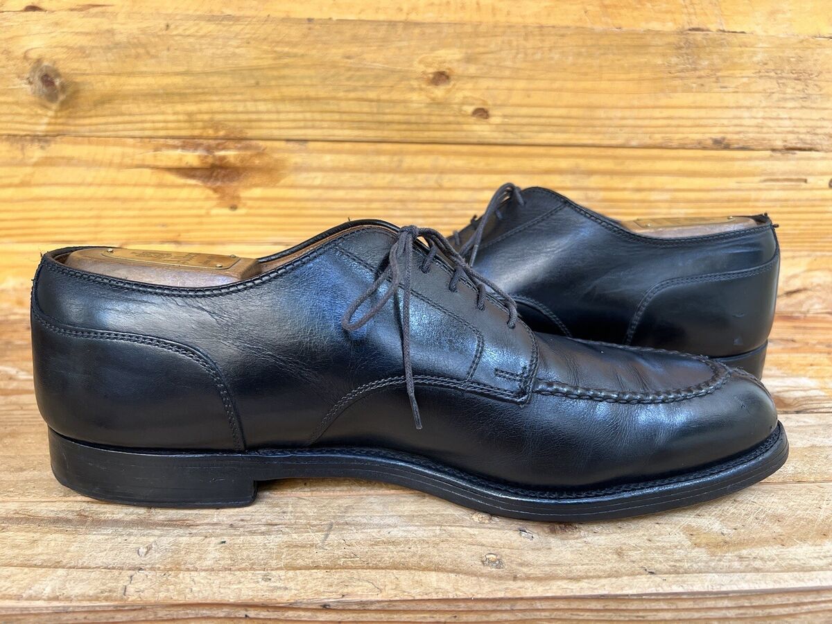 Alden 961 Norwegian Split Toe Black Leather Men's Shoes Size Alden 961 Norwegian Split Toe Black Leather Men's Shoes Size
