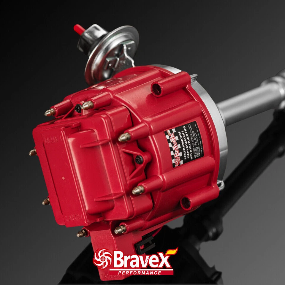 For Chevy SBC 305 350 BBC 454 Block V8 HEI Distributor with Spark Plug Wires - Image 4 of 4