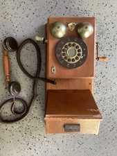 Vintage Thomas Collector  s Edition 1927 Wooden Wall Telephone Model PP-90
