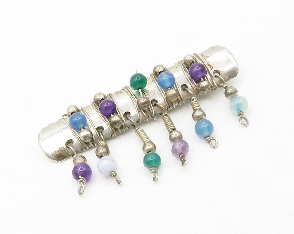 PETE NAVAJO 925 Silver Vintage Amethyst & To… Gem