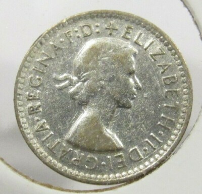 1957 Australian Three Pence 50% Silver Coin - Australia | eBay