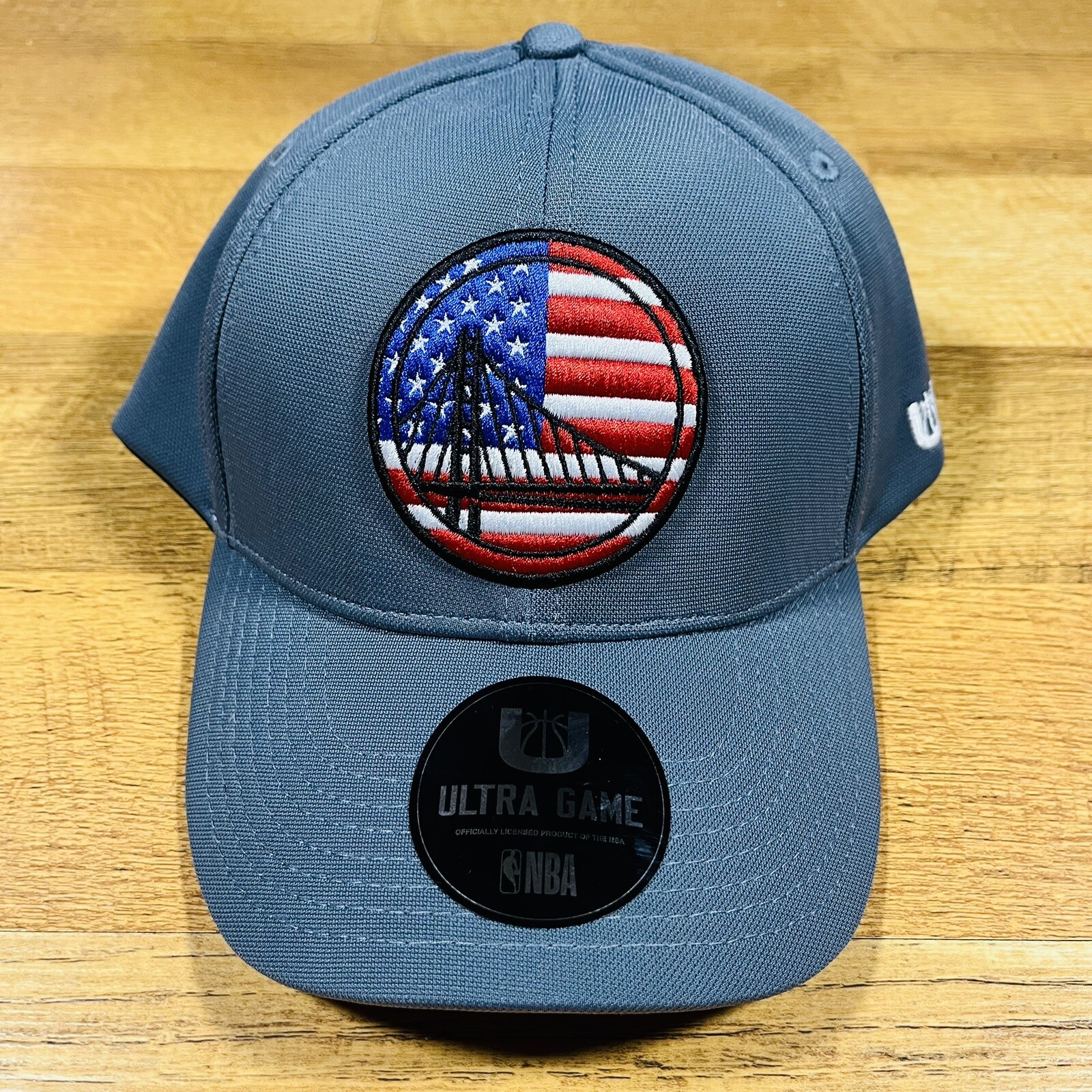 Ultra Game NBA Golden State Warriors American Flag Patriotic Men’s OSFM Hat Cap