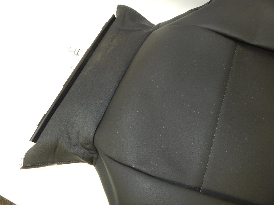 Nuevo OEM 2002 Audi A4 delantero derecho asiento pasajero respaldo cubierta cuero negro Foto 3 de 4