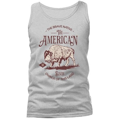 American Bison Owner Of This Land Native American Spirit Wildlife Tank Top