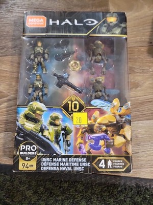 Mega Construx Halo 10 Years Pro Builders UNSC MARINE DEFENSE Set SEALED 2018