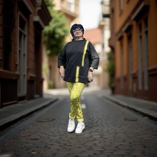 Sale 50%  Alembika pants SP820C citron size 2