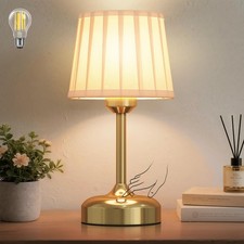 Mini Cordless Table Lamp, Small Table Lamp 5000mAh Rechargeable Table Lamp Ba...