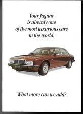 Jaguar Daimler Accessories 1991-1992 UK Foldout Brochure XJ40, Series III & XJS