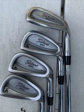 Titleist 990 DCI Golf Clubs 4-pc Irons 5,6,7, PW S300 Stiff Steel Shafts RIGHT
