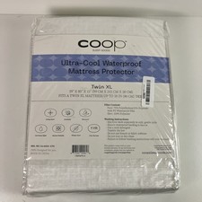 Coop Home Goods Ultra-Cool Waterproof Mattress Protector Twin XL 39x80