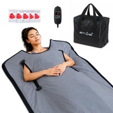 BTWS Infrared Sauna Blanket, Low EMF 71"x31", Detox and Relaxation Spa
