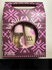 Victoria's Secret Pink  Maroon Vanilla Body Care Gift Set