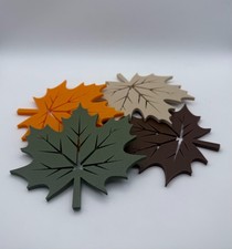 Leaf Coaster, set of 4, Plant Coaster.