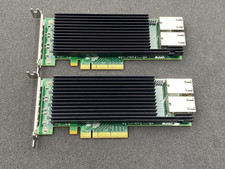 LOT OF 2 Silicom PE210G2I40-T Dual Port 10Gb Ethernet PCIe Network Adapter Card