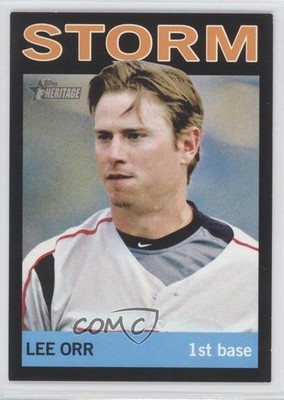 2013 Topps Heritage Minor League Edition Black 36/96 Lee Orr #49 0a2