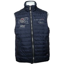 Camp David, Outdoor Weste, Herren, Größe: M, Blau, Polyester #wcz