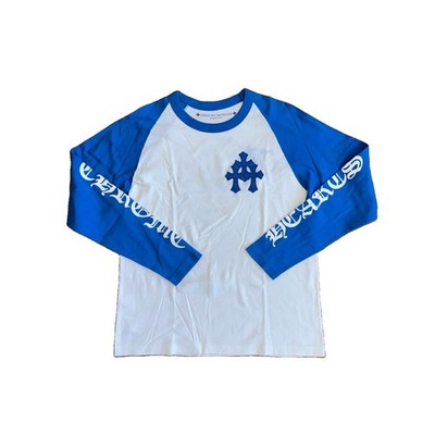 Chrome Hearts - 1/1 Sample Leather Cross Long Sleeve T-Shirt Size: XL Fits L