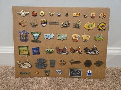 Vintage Harley Davidson AMA Pin Lot of 44 Motorcycle Biker 80s DaytonaLion Honda