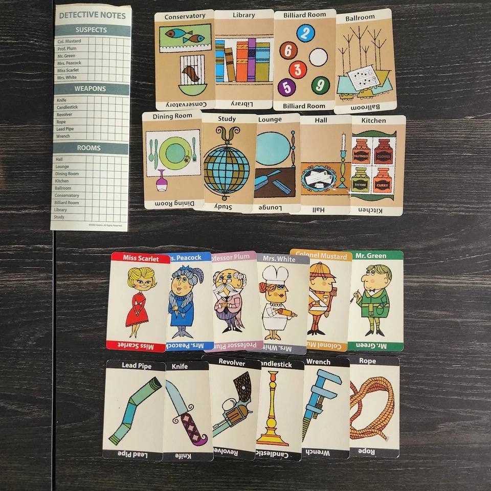 Clue Board Game Vintage Edition 2007 Nostalgia Games Series Wood Box - Image 2 of 4