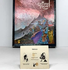 Vintage 1979 TSR - Divine Right "TROLLS" Identity Card Replacement Piece ONLY