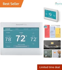 Smart Color Wi-Fi Thermostat ENERGY STAR Touchscreen Alexa Ready for Heating ...