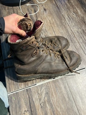 Danner Hawk 45700 Boots Men 9.5 Brown Leather Gore Tex Made In USA Work Boots