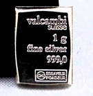 ONE (1) Gram .999 Pure FINE SILVER BAR, Valcambi  .99 Cents   NO RESERVE !!!!