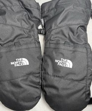 North Face Youth Junior Large Gore-tex Mittens Black Ski Snowboard Winter Sport